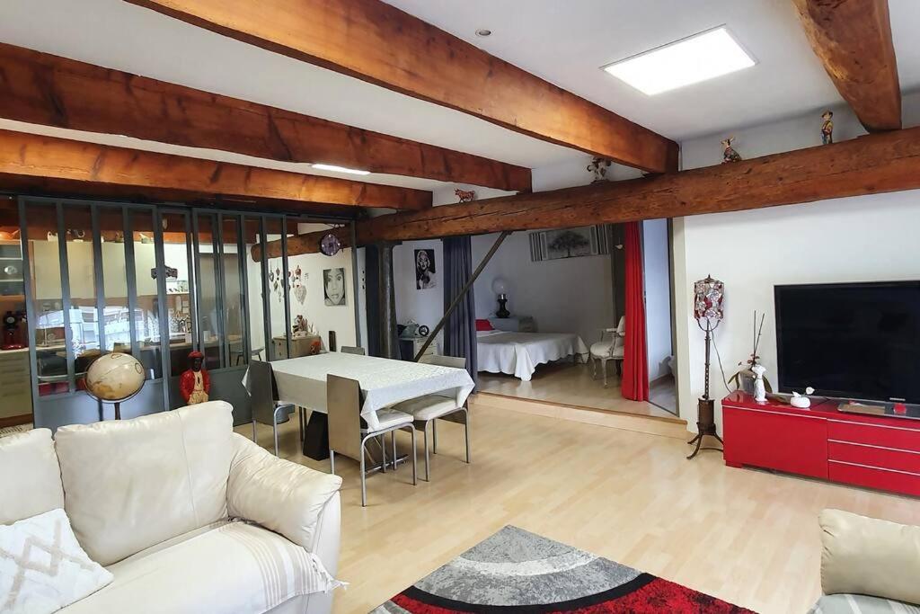 شقة Le Loft Du 31 Deco Charme Cosy Centre Garage Prive Climatisation سُت المظهر الخارجي الصورة